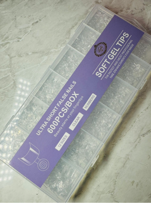 TIP SHORT GEL SQUIRCLE MORADO 600 PZ